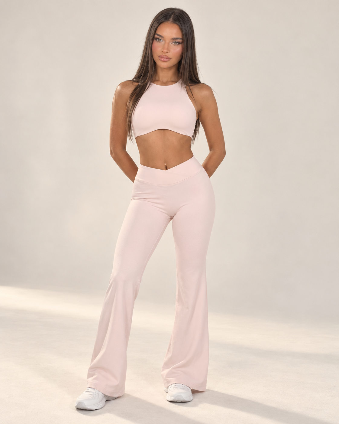 MOTION THEORY Bra & Flare Pant Set