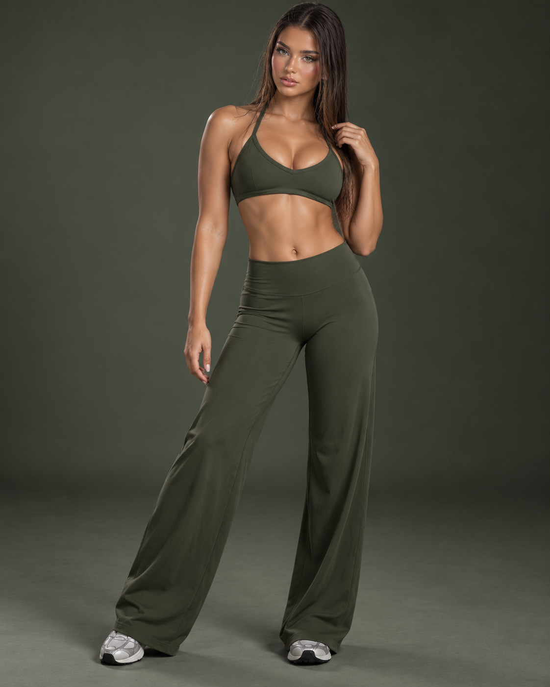 JUNO Strappy Bra & Flow-Leg Active Set